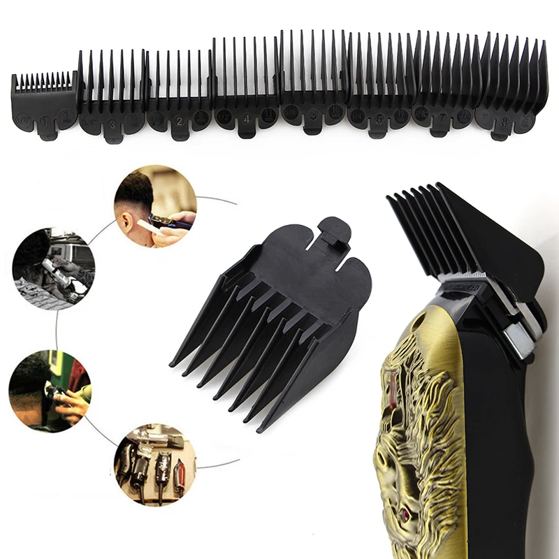 

Kemei Hair Clipper Limit Comb Guide Attachment Size Barber Replacement 3/6/10/13/16/19/22/25/1.5/4.5mm