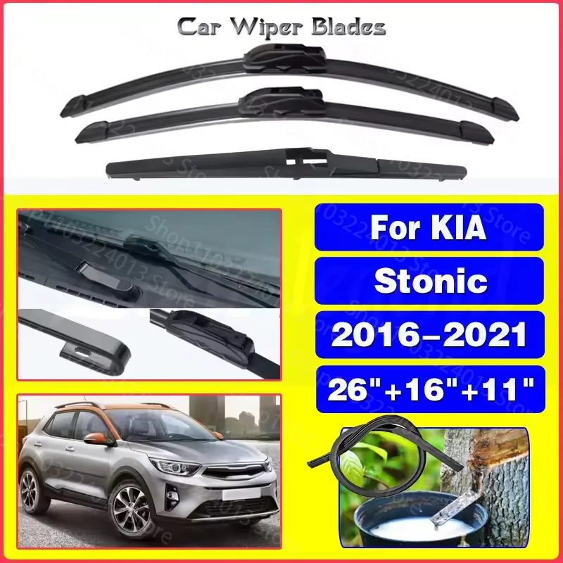 Tergicristallo KIA Stonic 2016-2021 - Anteriore E Posteriore Completo