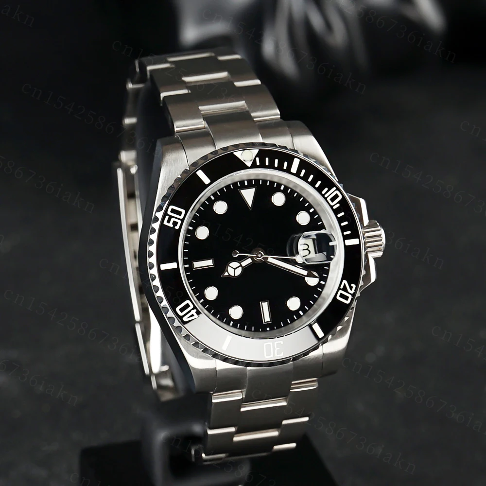2022 Fashion New 40mm Men's Leisure Sports Sapphire Mirror Stainless Steel Material Waterproof Automatic Mechanical Watch