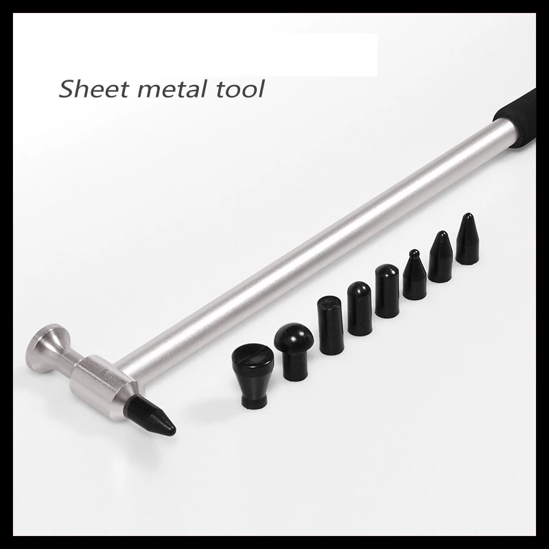 

Automobile Paintless Dent Repair Hammer Replaceable Head Leveling Hammer Sheet Metal Repair Tool Stainless Steel and Aluminum