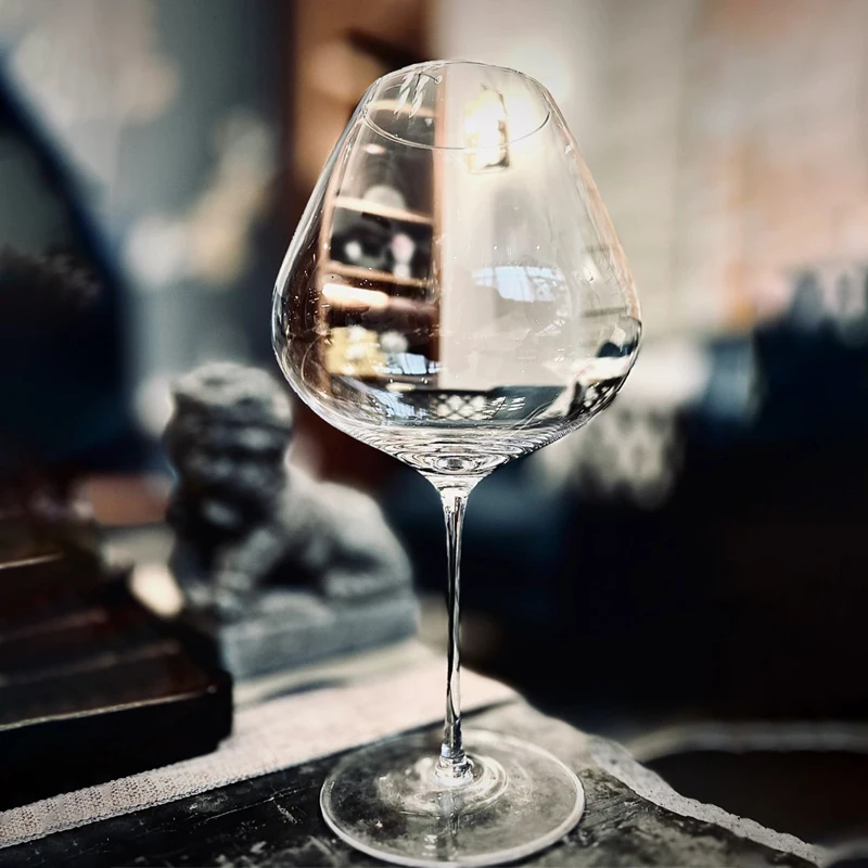 JINYOUJIA France Sydonios Style Upscale Burgundy Cup Crystal Handmade Extremely Thin Wine Glass Aroma Enlarge Goblet
