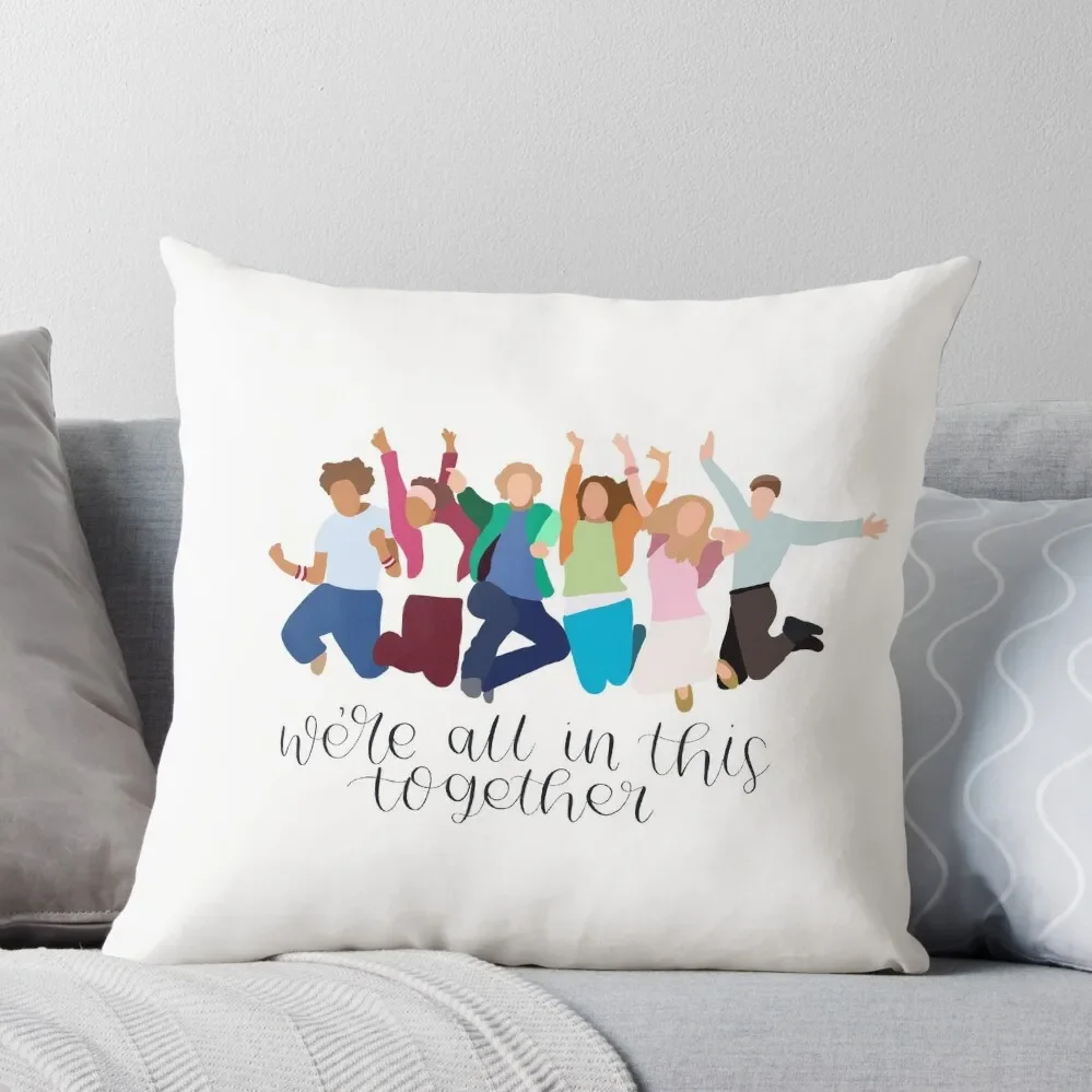 

We’re All In This Together High School Musical Throw Pillow christmas supplies Pillow Case Christmas Decorative pillow case