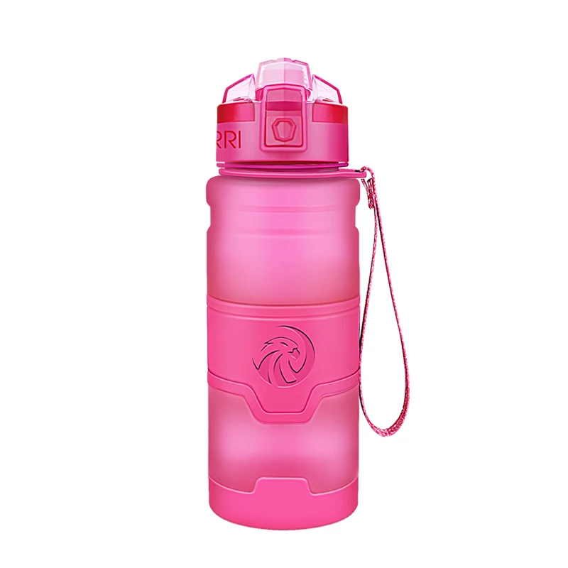 Leak-Proof 400ml Time-Marked Water Bottle - Portable & BPA-Free