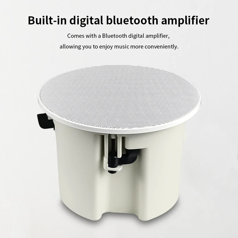 S5D Kits 20W Coaxial Smart Bluetooth-compatible Home Theater Sound In-Wall Loudspeaker Amplifier Ceiling Speaker bluetooth speaker wall ceiling speaker