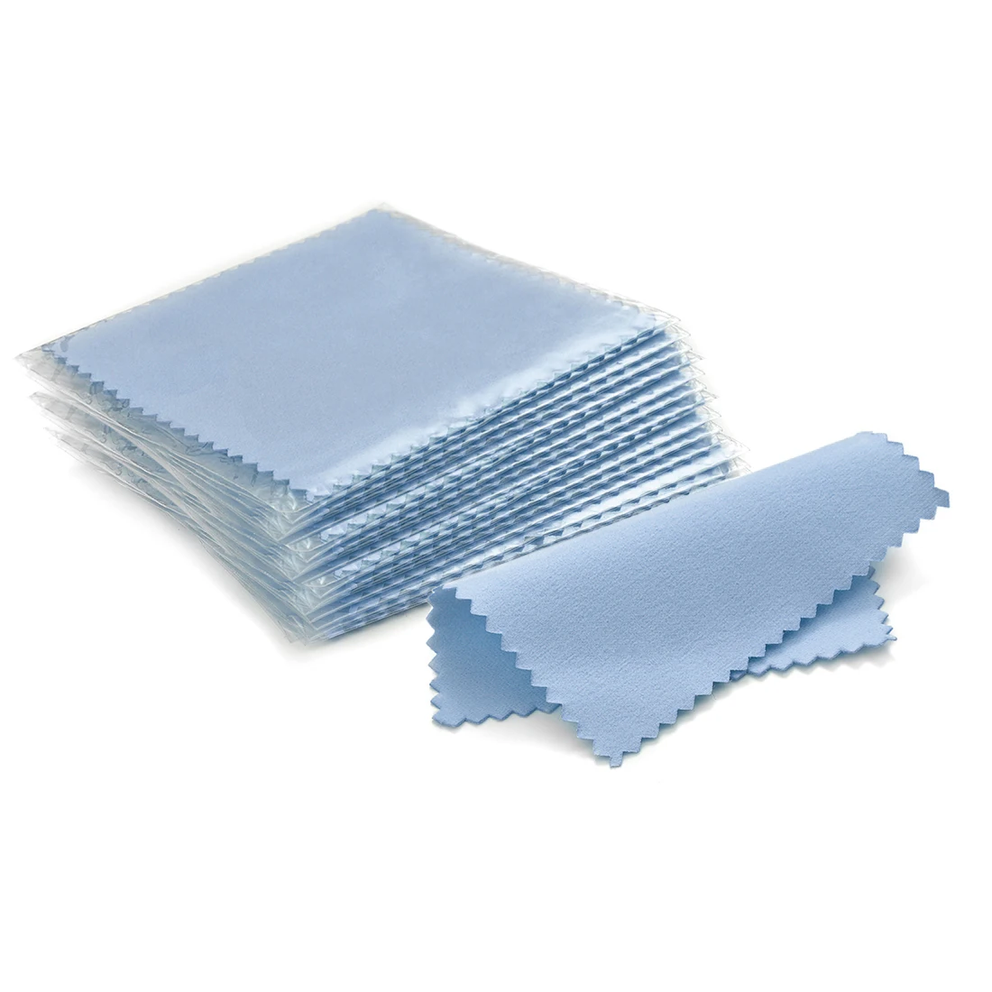 Silver Polishing Cloth Set - 50 Pack of Premium Soft Cleaning Wipes