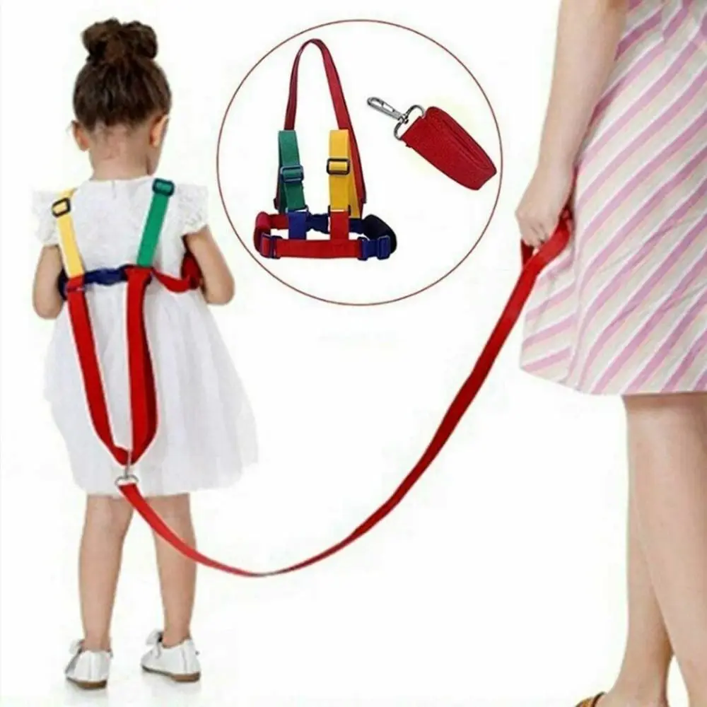 

Safety Reins Comfortable Outdoor Learning Walking Leashes Toddler Kids Harness Wrist Link Baby Walking Child Reins