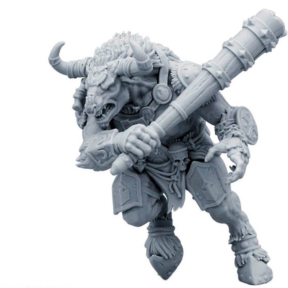 70 mm Minotaurus, Resin-Modellfigur, GK, Fantasy-Thema, unmontierter und unbemalter Bausatz