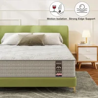 12 Inches Twin XL Mattress Memory Foam Mattress，Twin Hybrid Mattress in a Box Individually Pocket Springs 1