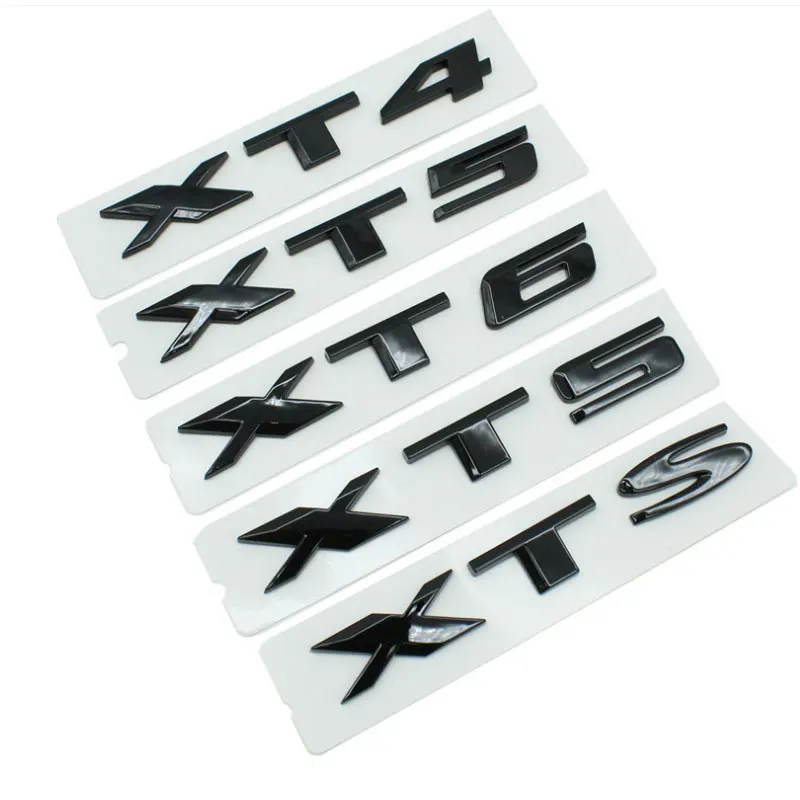 

XT4/5/6 XTS letter logo car sticker for Cadillac AWD ATSL full range of rear tail displacement modification accessories decals