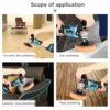 WOYOFADA Car Polisher Brushless Angle Grinder 1600W Variable Speed Car Waxing Polishing Machine For Makita 18V Battery 5