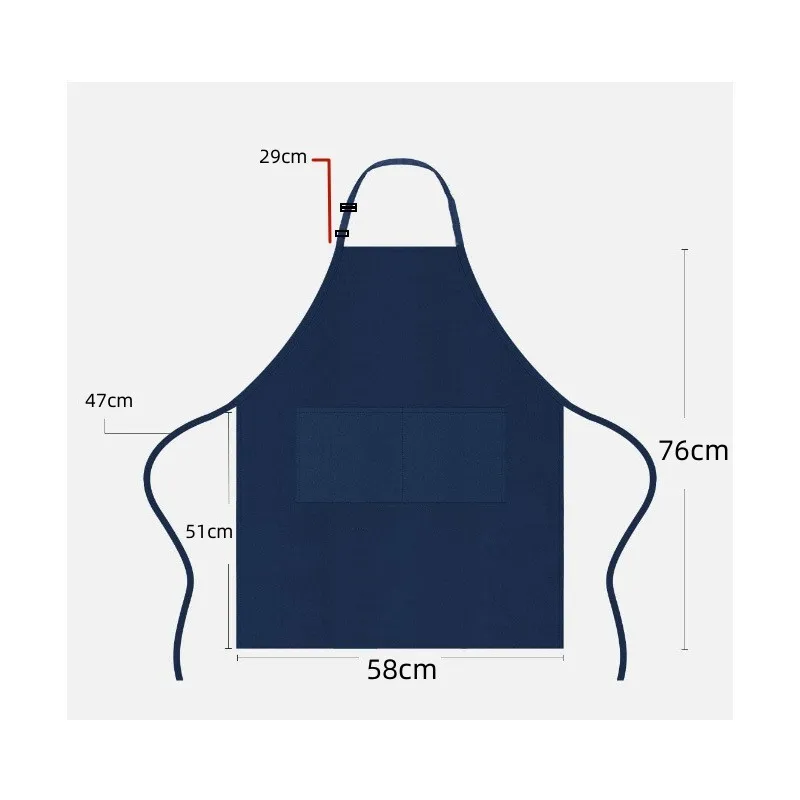 1PCS Custom Logo Adjustable Hanging Neck House Accessories Kitchen Cooking Barbecue Floral Work Clothes Manicure Cleaning Apron 2 S7f973cdaf33940d8b5932713dc0011c7N