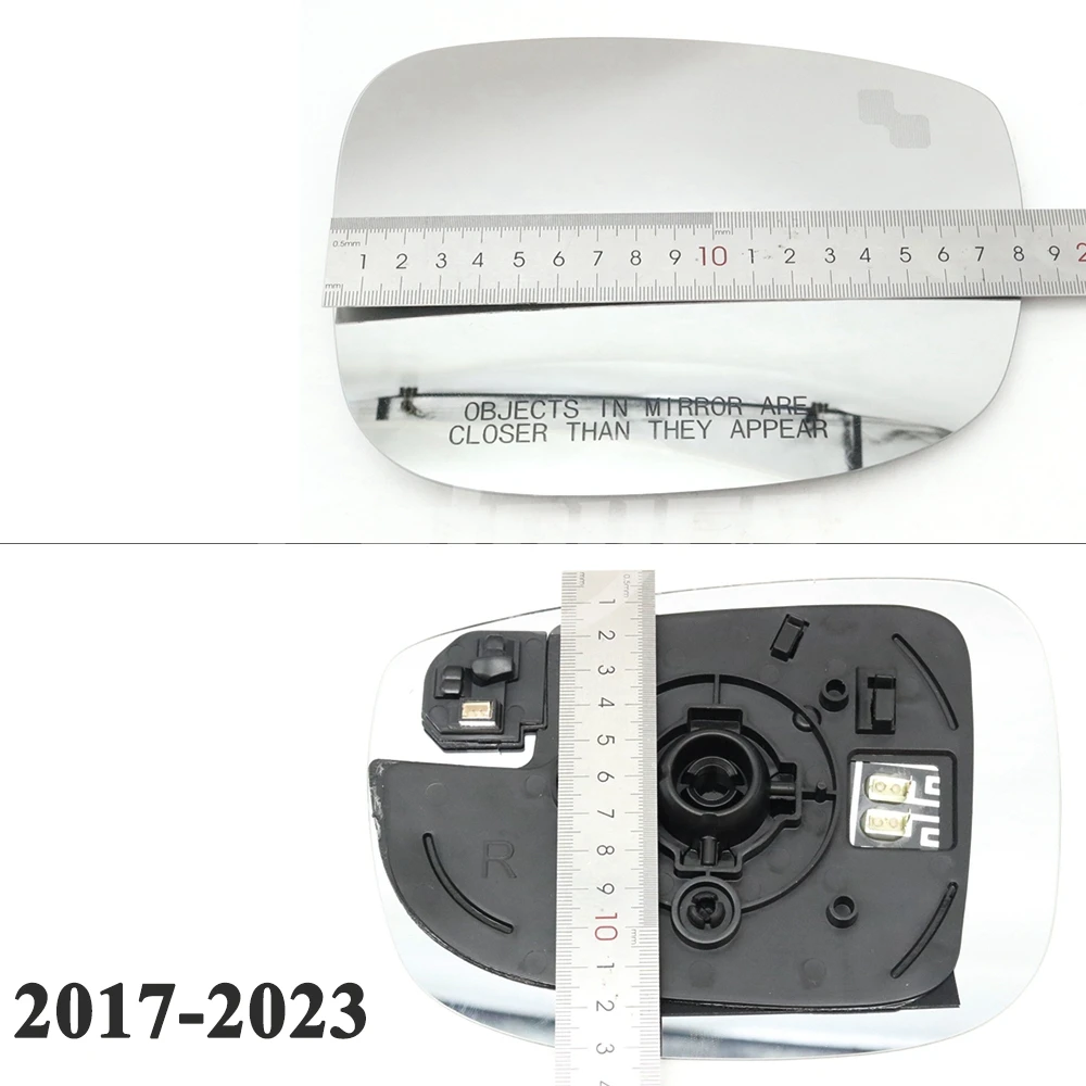 Exterior Door Side Wing Rearview Mirror Glass Lens With Blind Spot