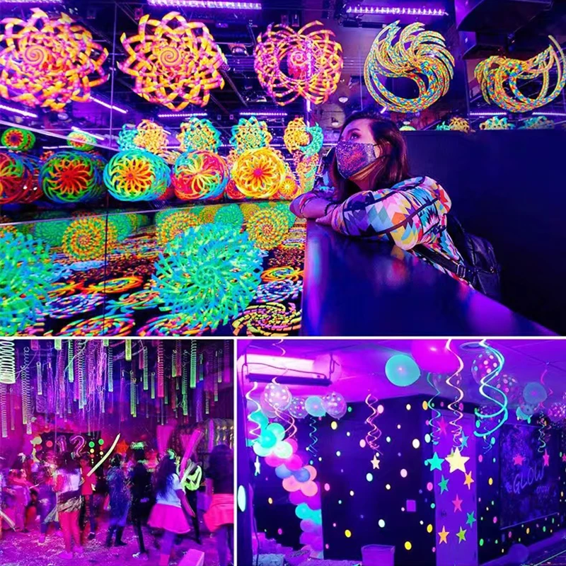 New 36W 40LED UV Wall Washer Lights Blacklight UV Bar Stage Light Par Lamp Halloween Fluorescent DJ Disco Party Lights