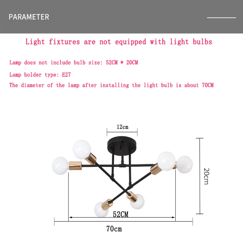 Nordic Minimalist Pendant Light Ceiling Lamp LED Chandelier Suitable for Bedrooms Living Rooms Black Gold Lighting Decoration led chandelier ceiling chandelier art lighting fixtures
