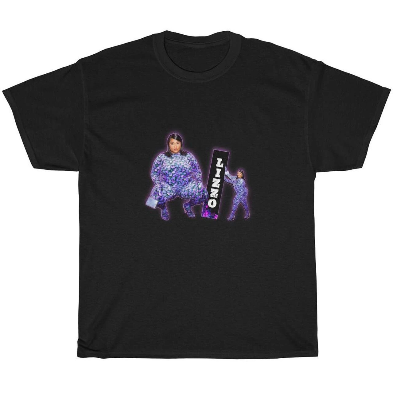 viralmerch lizzo tee celebrity portrait |
