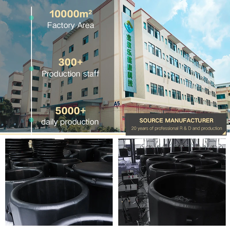 Outdoor Spa Bathtub Adult Cold Plunge Tub Portable Inflatable Round Ice Bath For Athletes Recovery