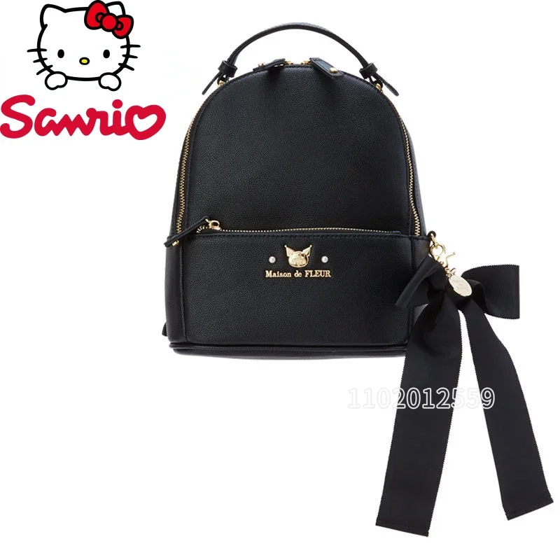 Sanrio Hello Kitty New Mini Backpack Cartoon Cute Women's Mini Backpack Luxury Brand Fashion Girls' Schoolbag High Quality