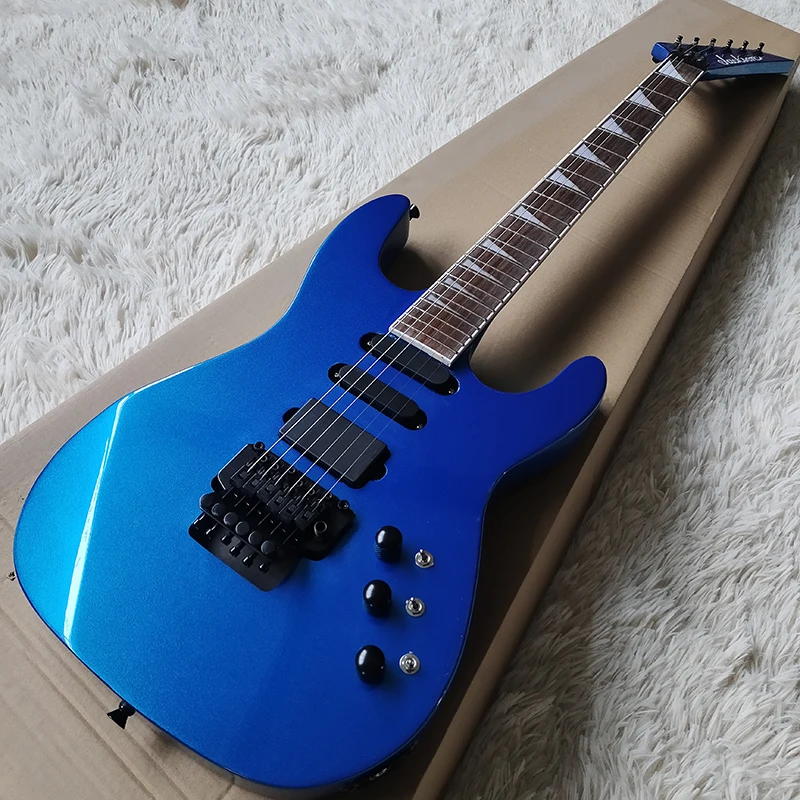 Classic rock electric guitar, professional vibrato system, selected