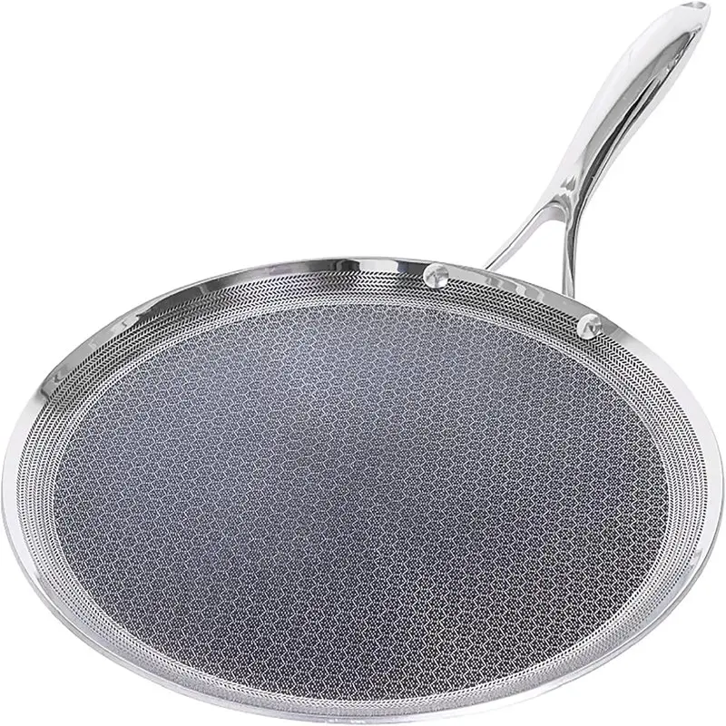 13 Griddle Pan, Stainless Steel Hybrid Cookware