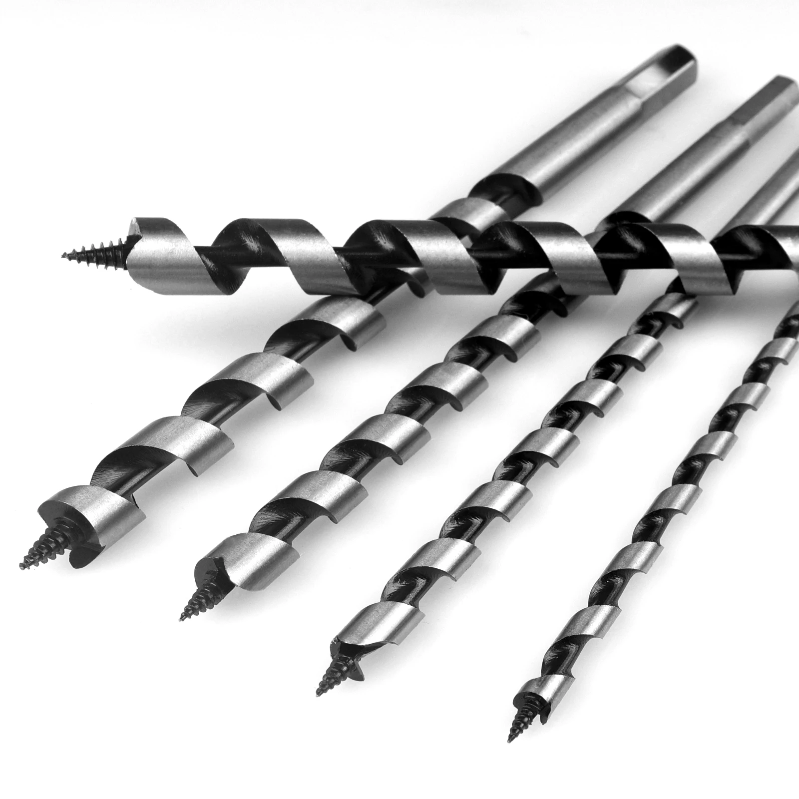 4pcs hss screw countersink drill bit set quick change hex shank 6 8 10 12 countersink drill bits 6 10 13 16 9'' Long Auger Drill Bit Wood Drill Bits Woodworking Bits 6/8/10/12/14mm Shank