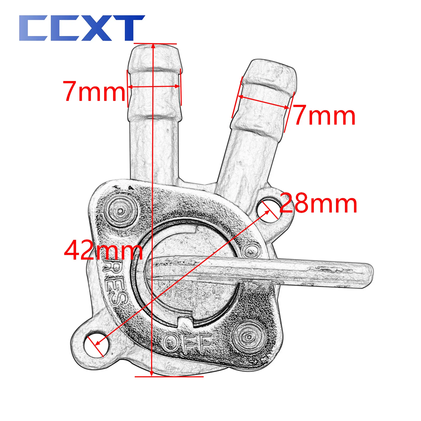 Motorcycle Fuel Switch Valve Petcock Gas Fuel Petcock Switch For Honda TRX70 TRX90 TRX125 CT110 CT90 CT70 ATC110 ATC70 ATC125M