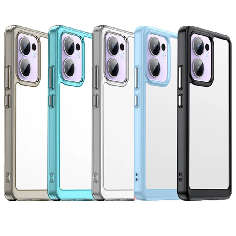 Vibrant Transparent TPU Protective Phone Case