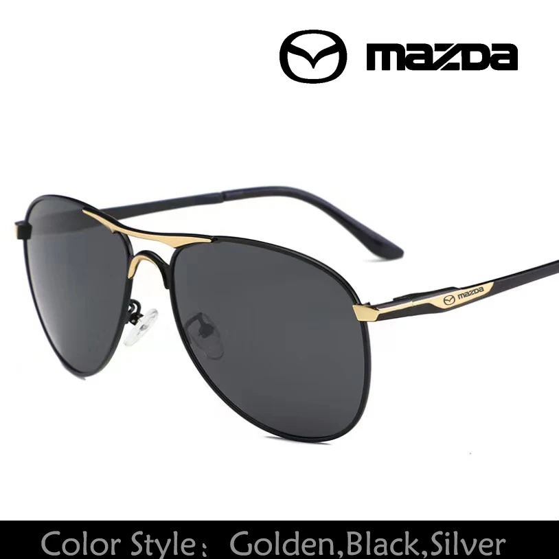 Luxury Pilot Polarized Sunglasses Men Women Driving Fishing Retro Sun Glasses for Mazda 2 3 6 5 Axela Atenza CX 5 CX3 323