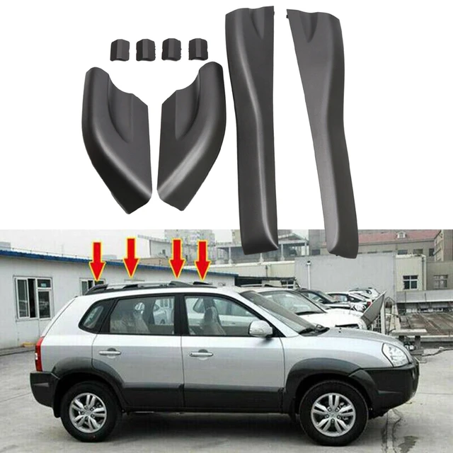Car Accessories Roof Rack End Cover Roof Rack End Cover 8 Pcs set