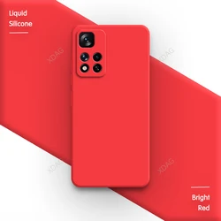 Funda de teléfono de silicona líquida elegante - Funda suave y protectora para la serie Xiaomi Redmi Note