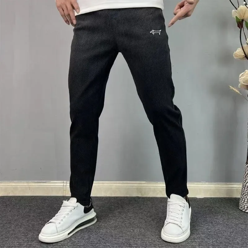 Golf wear new fashion spring and autumn men's jeans high-end elastic leisure classic senior Golf pants sports pants