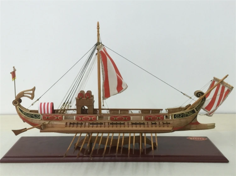 1/50 Ship Model CAESAR Ancient Roman Warship DIY Simulation