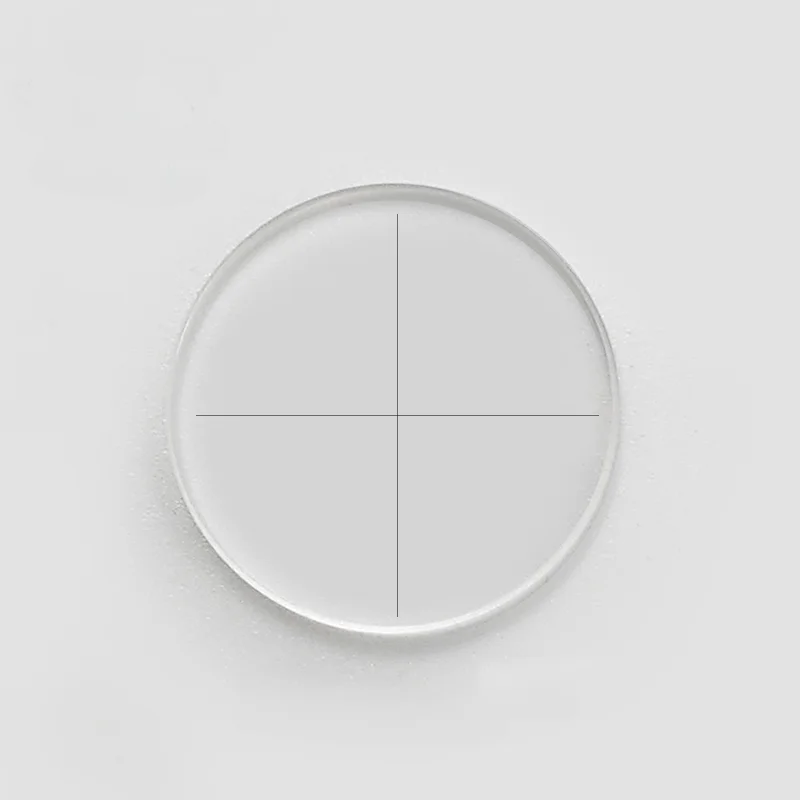 Microscope Eyepiece Micrometer Graticule Slide Diameter 19mm Crosshair