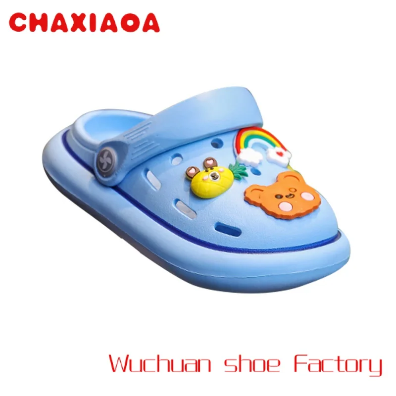 

Kids Sandals Factory Price Summer Boys Anti-slip Slippers Indoor Breathable Outdoor Soft Bottom Walking Shoes