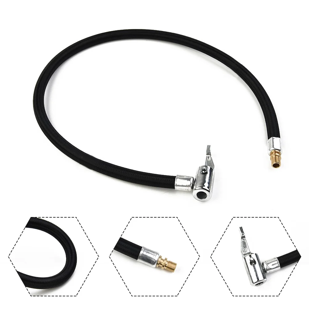 

60cm Inflatable Pump Extension Tube Car Tire Valve Connect Pipe Chuck Inflator AirPump Extension Adapter Thread Diameter M8x0.75