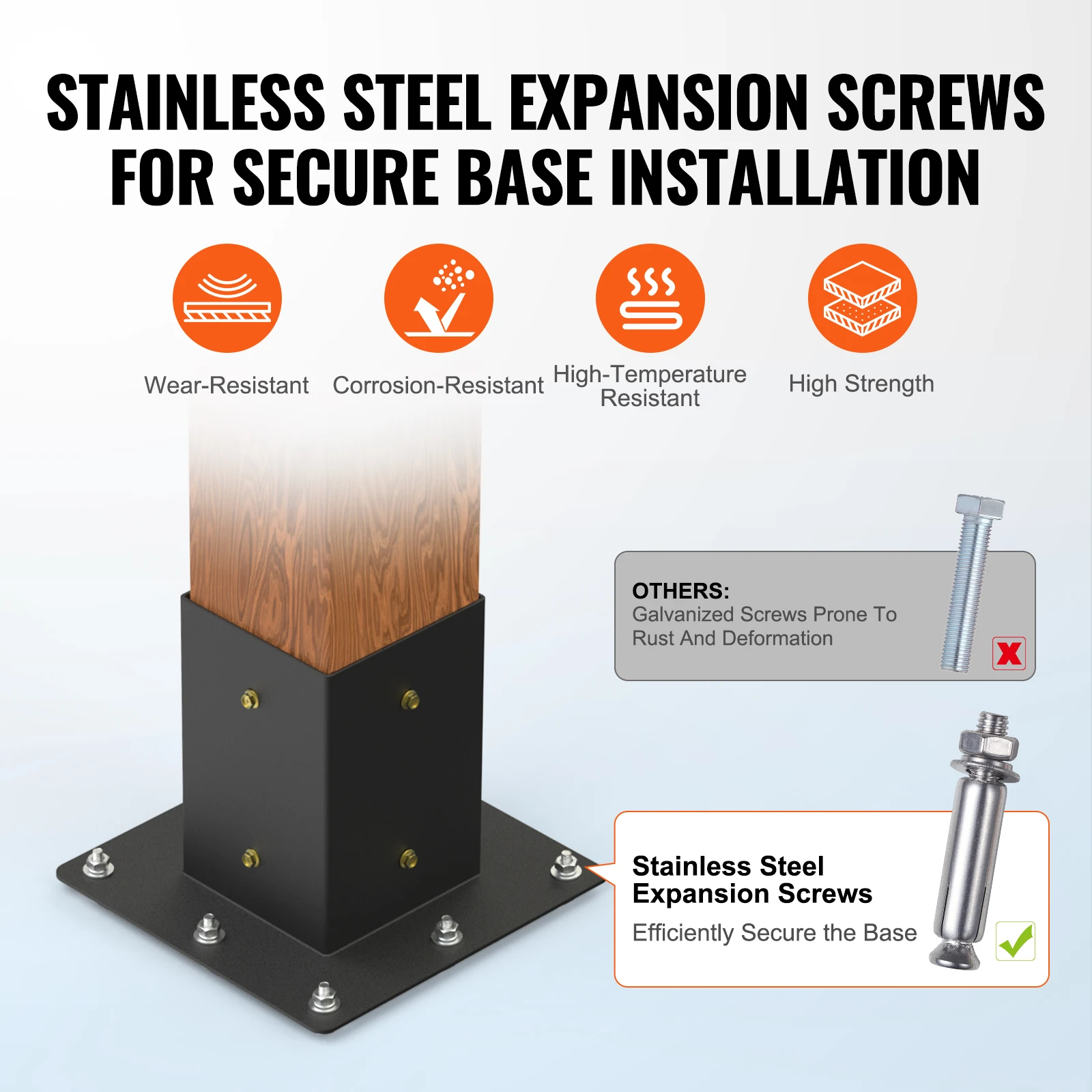 Pergola Bracket Kit Heavy Duty Woodworks DIY Post Base
