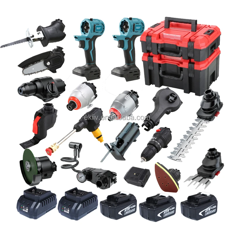 

Factory Price Wholesale N in 1 tools combo set hardware all types screw electric power tool set brushless motor power tools