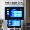 VEVOR Commercial Ice Cream Maker, 10-20L/H Yield, 1000W Countertop Soft Serve Machine with 4.5L Hopper 1.6L Cylinder Touch 5