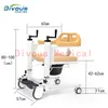Hospital Nursing Toilet Chair Lift Transfer Machine For Disabled Manual Adjustable Wheelchair 6