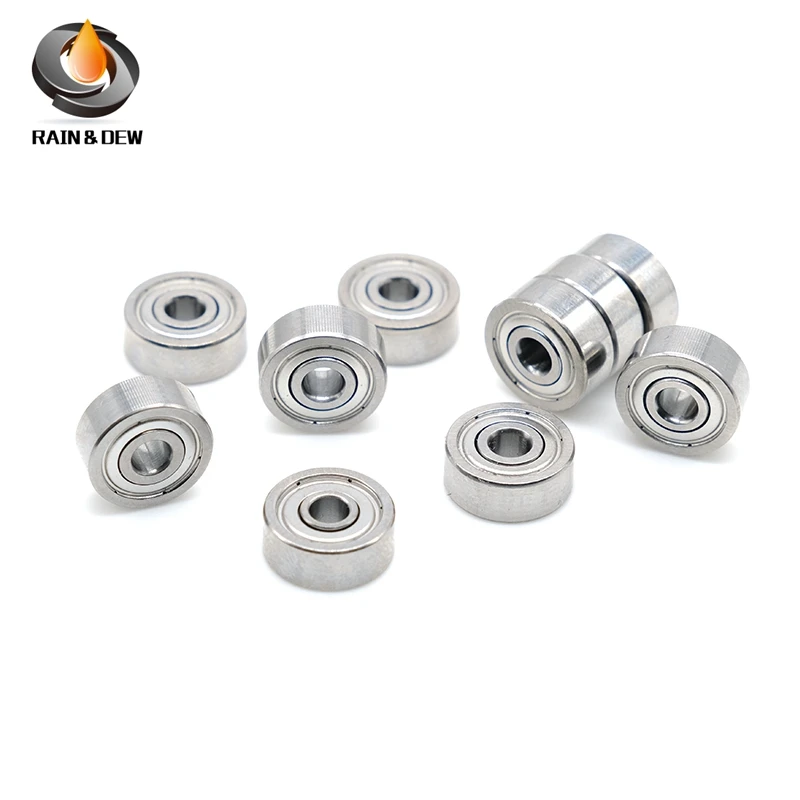 Ball Bearings 10Pcs High Speed Bearing 623ZZ Ball Bearing ABEC-9 3x10x4mm Miniature 623-2Z Ball Bearings 623 ZZ