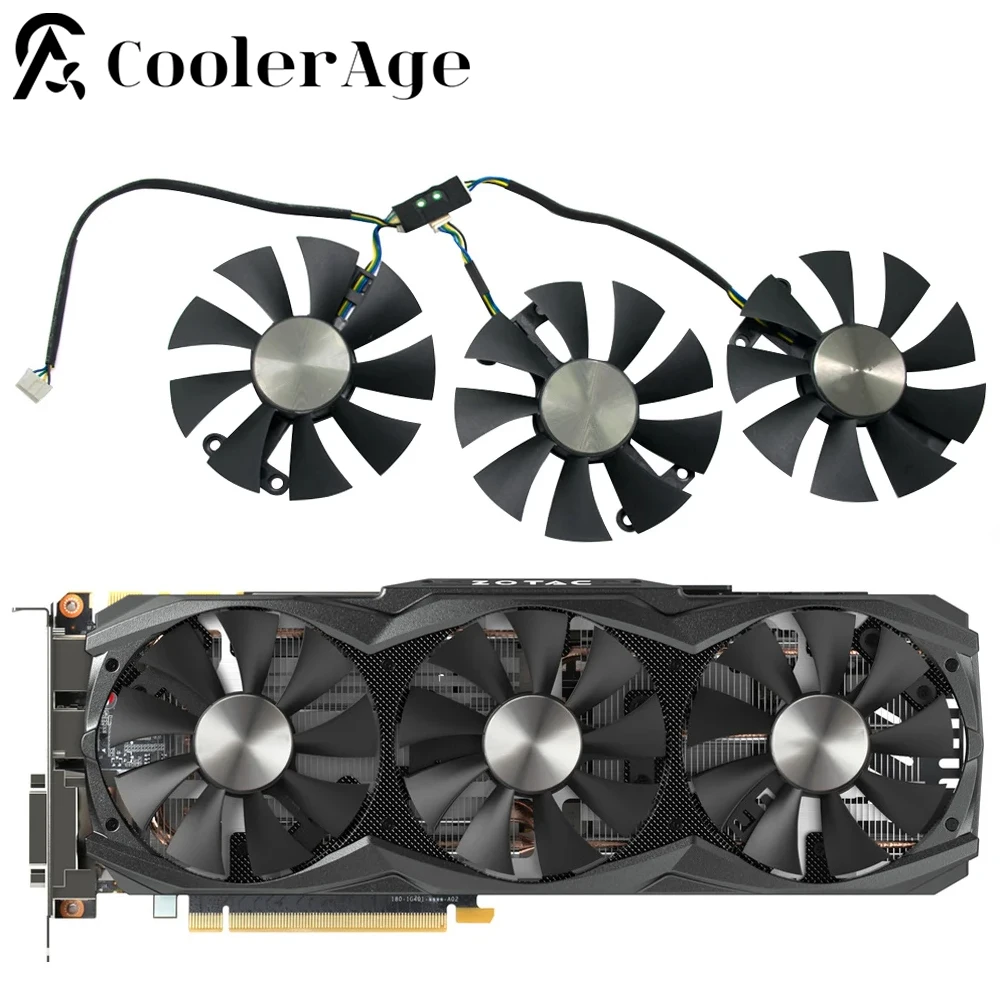 Ventola Di Raffreddamento 85Mm Muslimatexgtx980Ti Per Schede Video Zotac Gtx 980 Ti Amp 6Gb Gtx Titan X Arcticstorm Ventole Di Raffreddamento