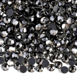 Premium HotFix Crystal Rhinestones for Garment Embellishment (Black Diamond)
