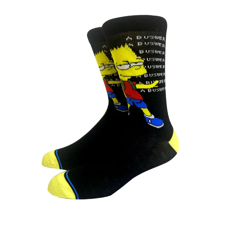 Chaussettes sulfAnime pour Hommes et Femmes, Chaussettes Cosplay, Hauteur Genou, Personnalité Adulte, Hip Hop, Harajuku, sulf, Drôles, 36-45, Nouveau, 2023