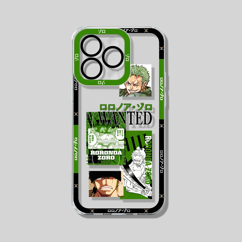 Cartoon Soft Silicone Clear Phone Case with Transparent Back Cover