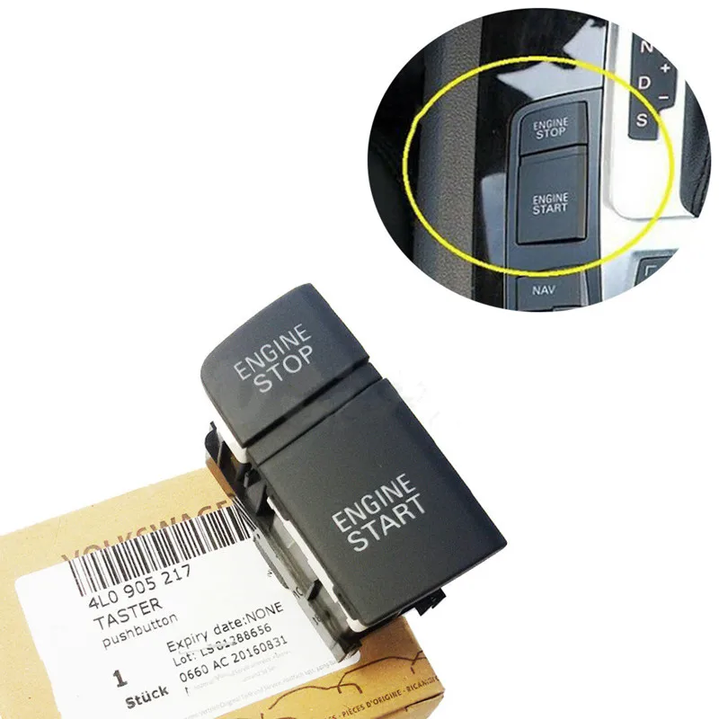 

For Audi Q7 4L 2006 -2010 Start Stop Engine Switch Button Black Genuine
