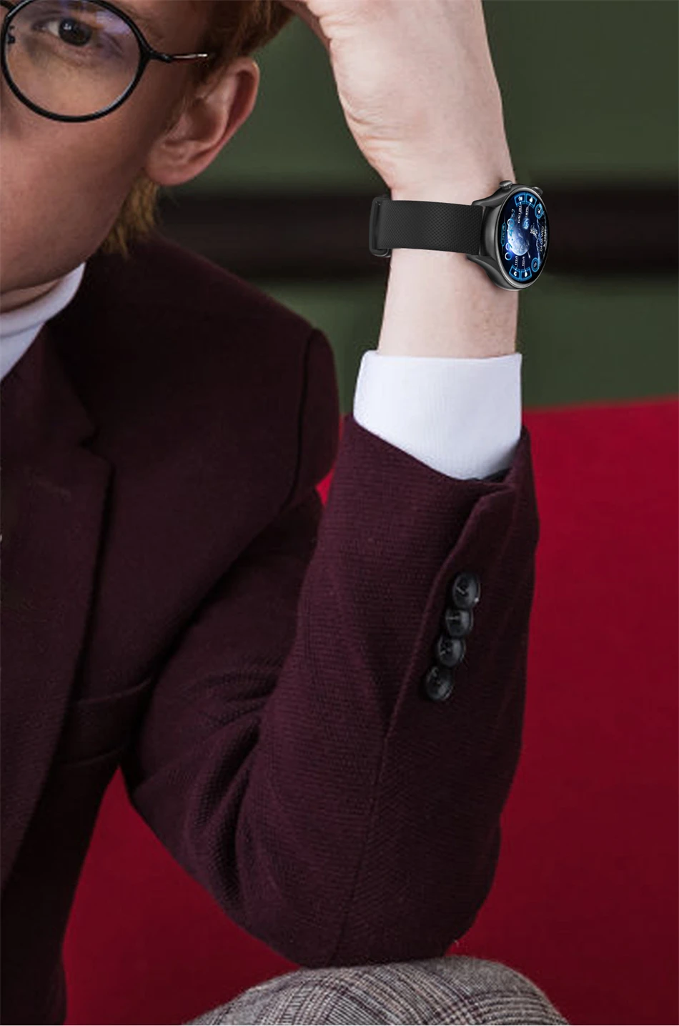 KALOSTE Smart watches Women Bluetooth call Heart Rate Sport Fitness Tracker clock Waterproof Ladies Smartwatch For Android ios