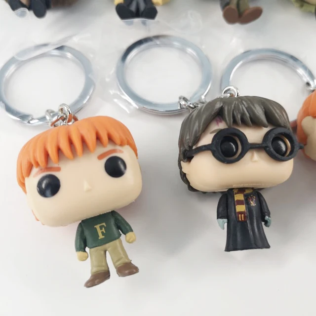 Funko POP Keychain Toy Harried Hermione Potters Series Ginny Ron Hedwig Snape Fawkes Dementor Luna Pocket Pop Key Ring Chain Toy AliExpress