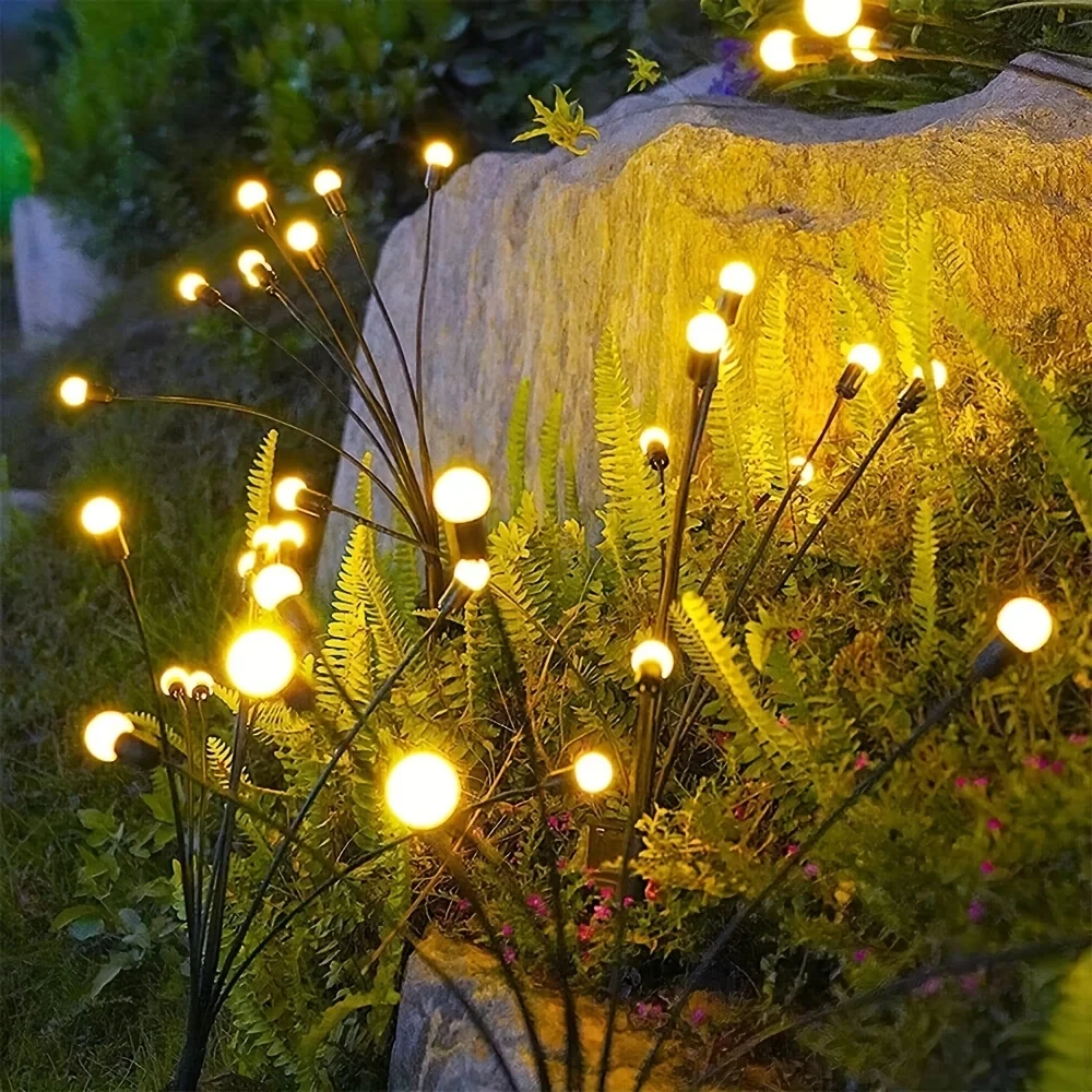 Solar decoration light 1PC 8/10Led outdoor waterproof for path yard patio landscape