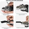 Angle Grinder Converter Set Angle Grinder Converter Universal Head Adapter Carbon Steel Angle Grinder To Multi-Tool Converter 6