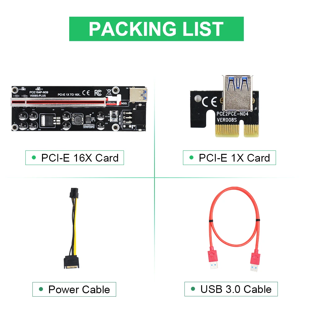 NVMe To PCIE Adapter Card CHIPAL Dual LED VER009S V009S Plus