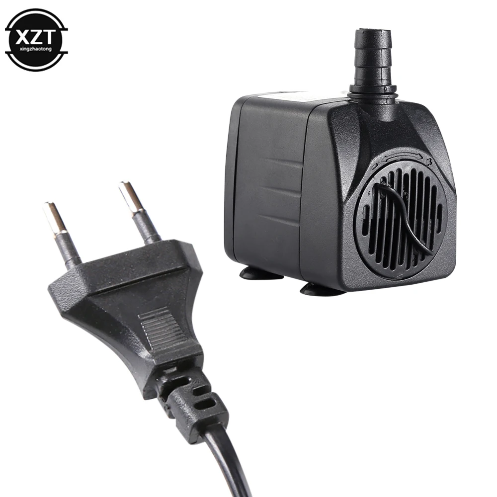 Aquarium Water Pump AC 220V 10W Fish Tank Filter Submersible Pump With LED Light For Fountains Aquarium Fountain Air water pump,fish tank oxygen pump,fish tank pump